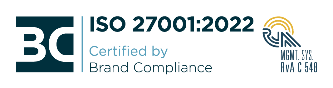 ISO 27001:2022 — certifikát Brand Compliance, RvA C 548